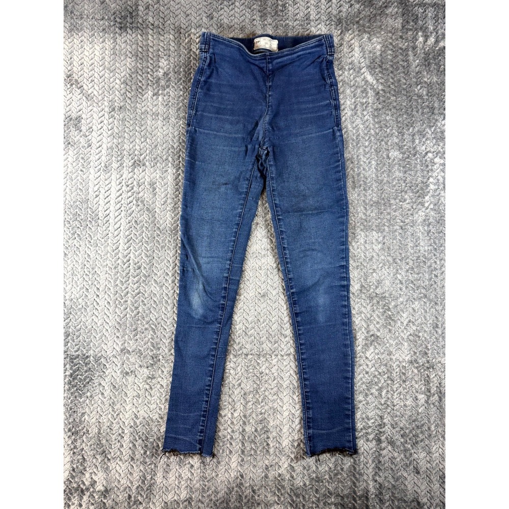 Free People Jeans Womens 24 Blue‎ Denim Cotton Mid Rise Light Wash Skinny Leg